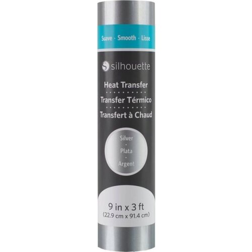 Silhouette Smooth Heat Transfer - 22,9 cm x 0,9 m - Metallic Silver Cijene