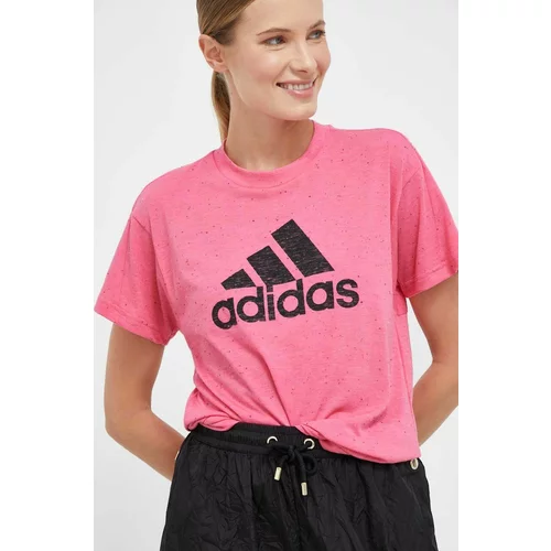 Adidas Majica kratkih rukava za žene, boja: ružičasta