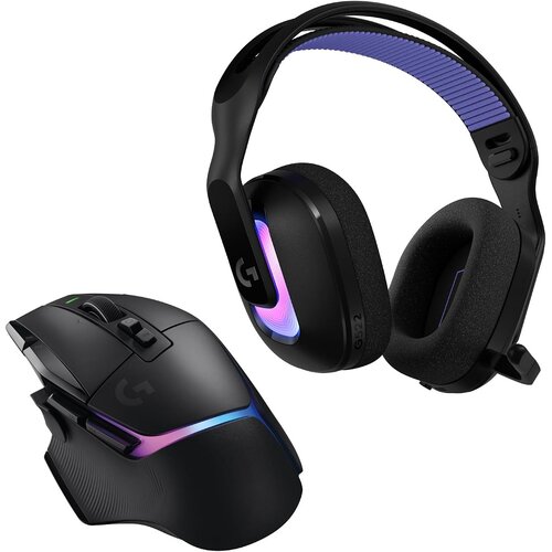 Logitech G brezžični komplet slušalk G522 Lightspeed in igralne miške G502 X Plus črne barve Cene