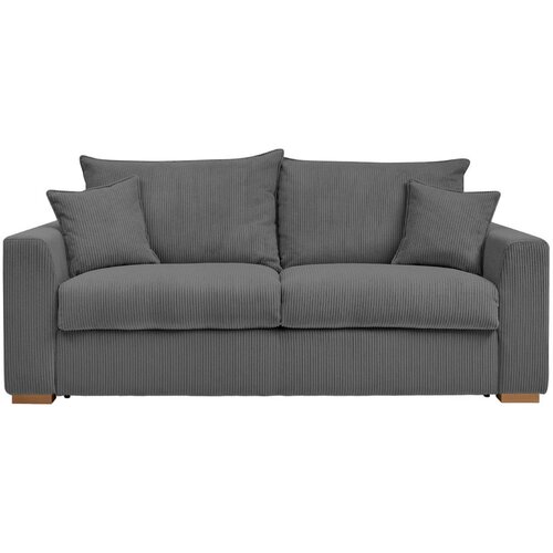 Bobochic Paris Siva sklopiva sofa od samta 225 cm Augustin – Cijene