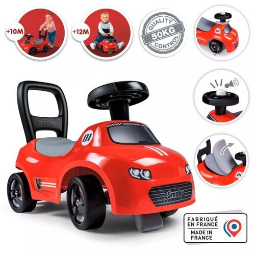Smoby Avto Ride-on hodalica - rdeča Cene
