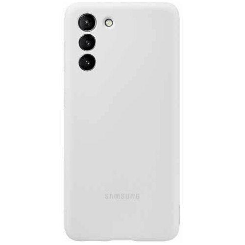Samsung original silikonski ovitek EF-PG996TJE za galaxy S21 plus G996 - siv (bulk) Slike