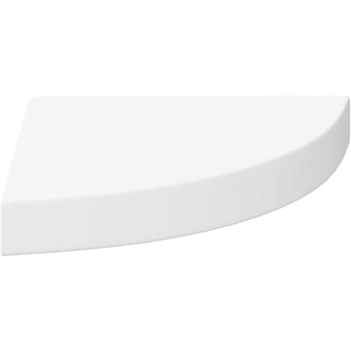  Plutajuća kutna polica bijela 25 x 25 x 3,8 cm MDF Slike