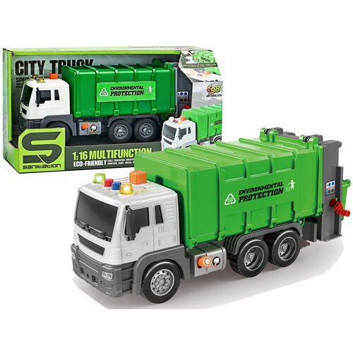 Kamion za igru 1:16 Segregation Rubbish - zeleni Cijene