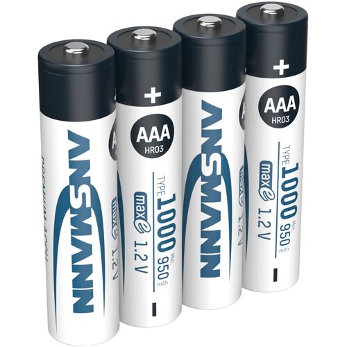 Ansmann 12x4 NiMH bat. 1000 Micro AAA 950 mAh Slike