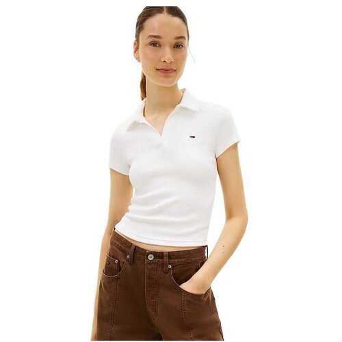Tommy Hilfiger pamučna ženska polo majica Cene