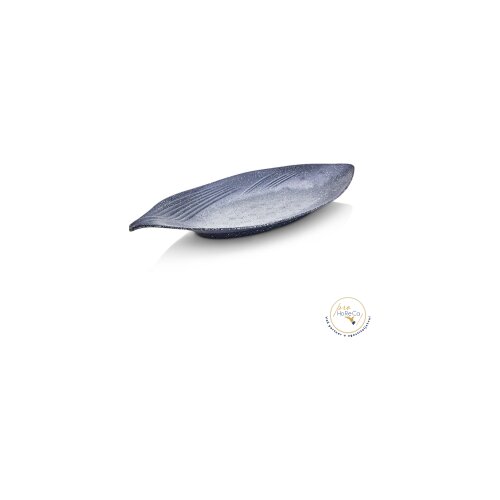 Leaf pladanj /melamin &amp;ndash; siva boja/ &amp;ndash; 37x15cm Slike