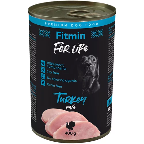 Fitmin Dog For Life 6 x 400 g - Puran