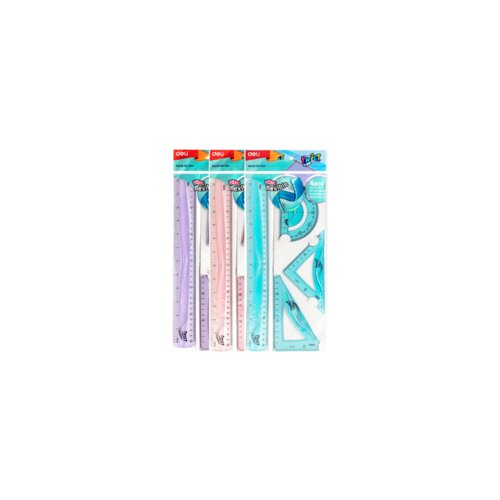 Deli GEOMETRIJSKI SET 1/4 30CM FLEKSIBILNI TWIST EH23 Cene