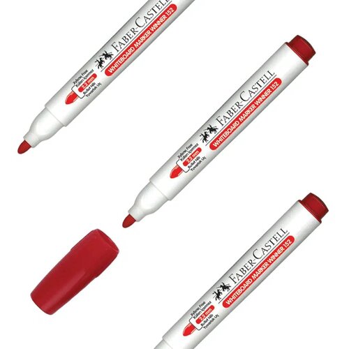 Faber-Castell Faber-Castell: Winner Flomaster za tablo rdeče barve Cene