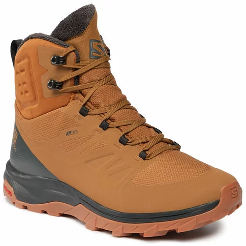Salomon Trekking čevlji Outblast Thinsulate™ Clima™ Waterproof L47382500 Rjava