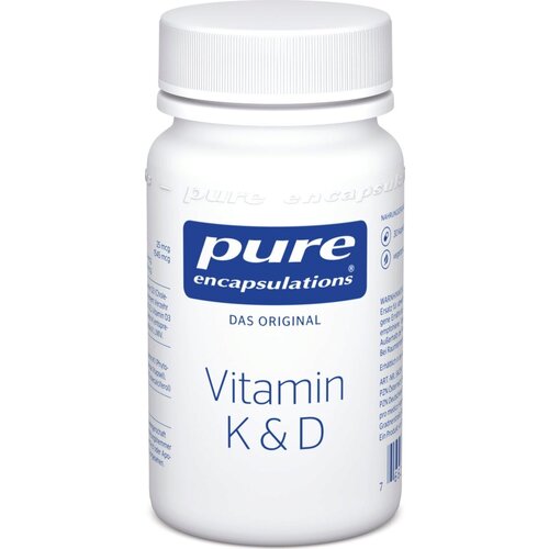 Pure encapsulations Vitamin K &amp;amp; D - 30 kaps. Slike