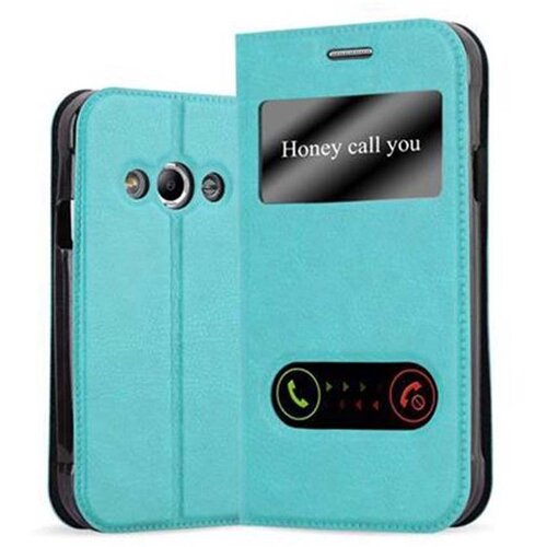 Cadorabo Samsung Galaxy XCover 3 v mint turquoise - Za&scaron;čitni ovitek z magnetnim zapiranjem, stoječo funkcijo in 2 okencema za gledanje, (20558751) Cene