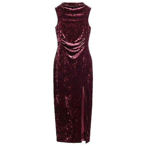 Superdry Dolge obleke Robe longue en velours rouge sans manches Rdeča Cene