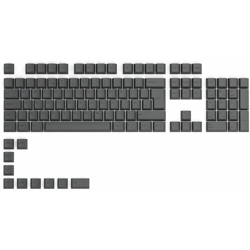 Glorious keycaps gpbt - black ash - iso - uk layout HAC2171 Cene