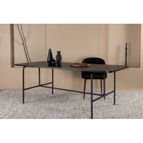 Venture Home Uno pravokutni blagovaonski stol 200 &times; 90 cm, crni Cijene