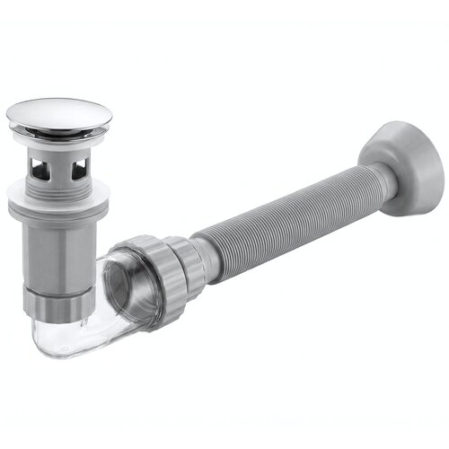 Rea Sifon za umivalnik s click-clack ventilom Flow Chrome Cene