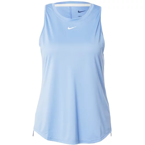Nike Športni top 'One' svetlo modra / bela