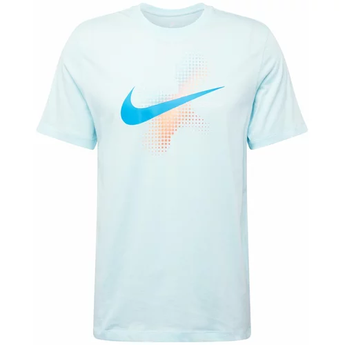 Nike Sportswear Majica 'SWOOSH' plava / svijetloplava / narančasta