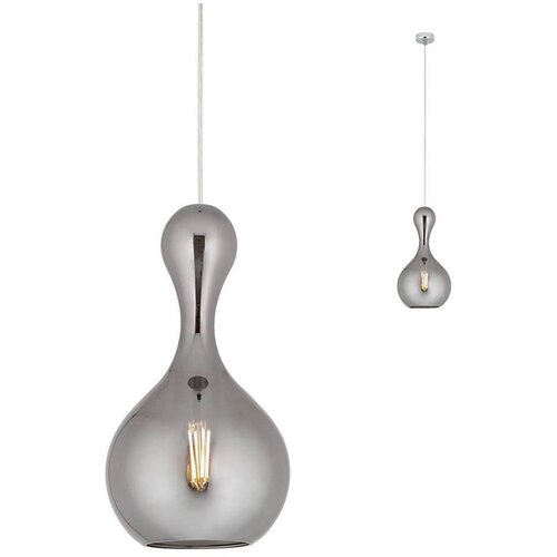  Redo 01-2259 - Luster na sajli LOB 1xE27/42W/230V, prečnik 22 cm, siva Cene