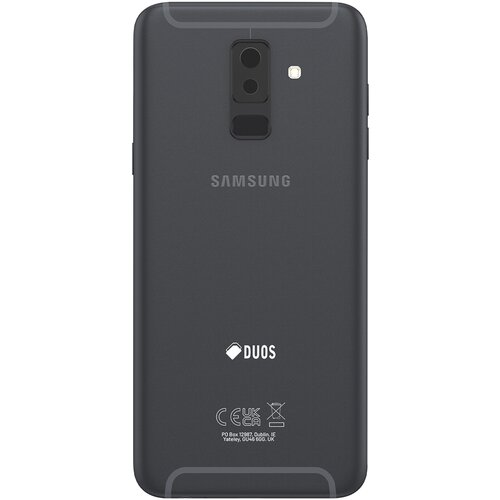 Samsung Originalen pokrov baterije za Galaxy A6 Plus z vgrajenim lepilom, Črna, (5000038080) Cene