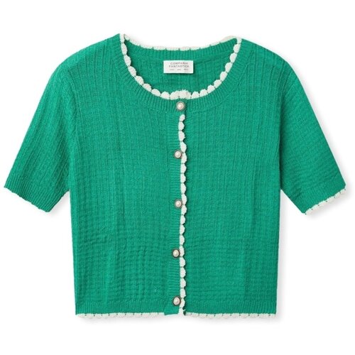 Compania Fantastica COMPA&amp;Ntilde;IA FANT&amp;Aacute;STICA Cardigan 10301 - Green Zelena Slike