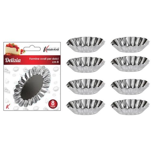  SET KALUPA ZA KOLAČE 8/1 OVALNI Cijene