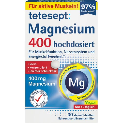 TETESEPT Magnezij 400 - visok odmerek - 30 tabl. Cene