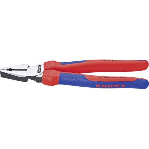  Snažna kombinirana klije&amp;scaron;ta Knipex 02 02 225 225 mm sposobnost rezanja (max.) tvrda žica: 3, 0 mm &amp;middot; klavirska žica: 2, 5 m Slike