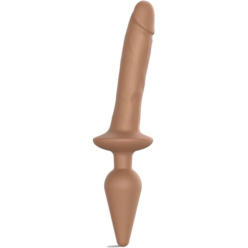 Strap-On-Me Realistic Switch Plug-in 2in1 Dildo &amp;amp; Butt Plug Caramel L Slike