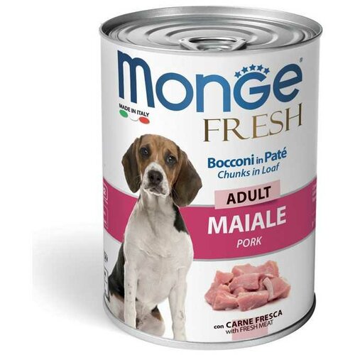 Monge Fresh - konzerva za pse Adult svinjetina 16x400gr Slike