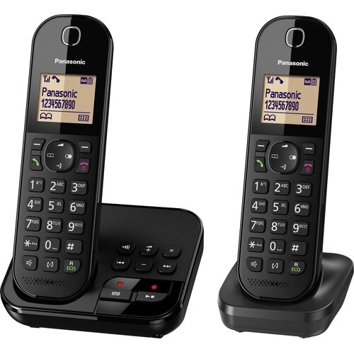 Panasonic KX-TGC422GB black - set od 2 bežična telefona, crna Cijene