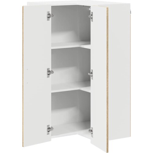  Zidni kutni ormar Sonoma hrast 57 x 57 x 100 cm Slike