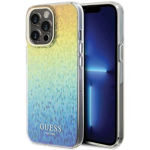 Guess IML FACETED MIRROR DISCO IRIDESCENT OVITEK ZA IPHONE 15 PRO MAX, (21834381) Cene