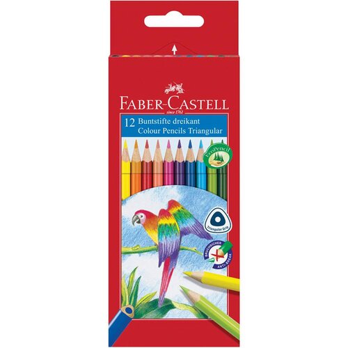 Faber-Castell Barvice Faber-Castell trirobne, 12 kosov Slike