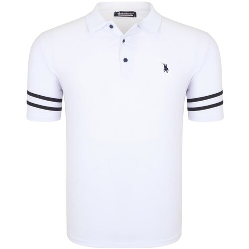 Dewberry T8585 MENS T-SHIRT-LIGHT BLACK-WHITE Cijene