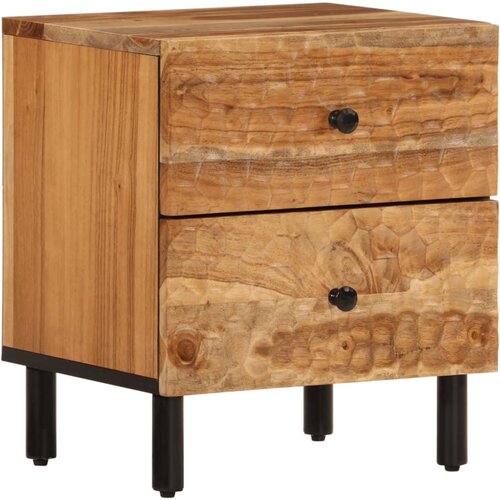 Maison Chic Nočna omarica - Nočna miza 40x33x46 cm trden akacijev les, (21687146) Slike
