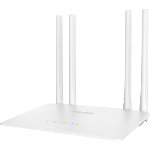 Redline Wireless N Router,Dual Band,4 port,1166 Mbps, 4x5 dBi antena - RL-WR4400, Bijeli Cijene