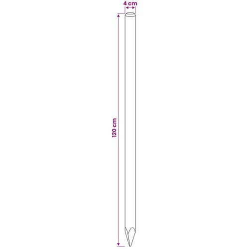  Ograde 15 kom. Zelena 120 cm Masivna borovina Slike