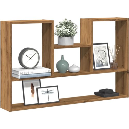VidaXL Stenska polica artisan hrast 99x15x60 cm inženirski les Slike