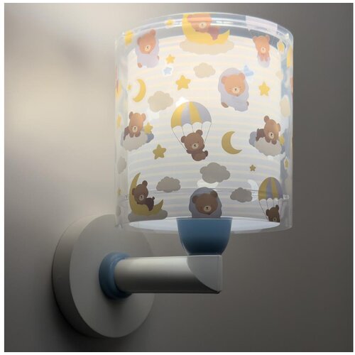 Dalber 41579T - Dečija zidna lampa BABY TEDDY 1xE27/15W/230V plava Cene