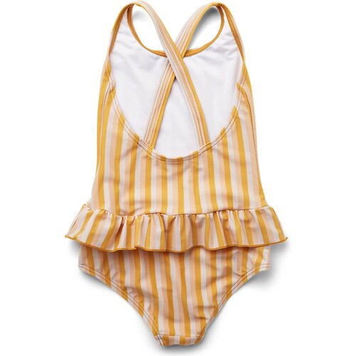 Liewood dječji kupaći kostim amara stripe peach/sandy/yellow mellow Slike