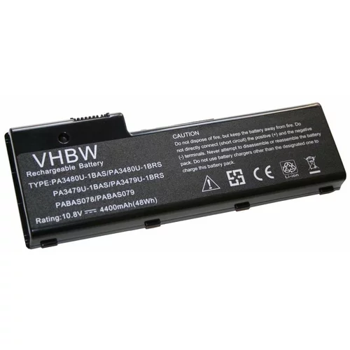 VHBW Baterija za Toshiba Satellite P100 / P105, 4400 mAh