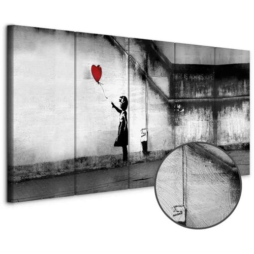  Slika - Banksy: Runaway Balloon 100x40 Premium Print Cene
