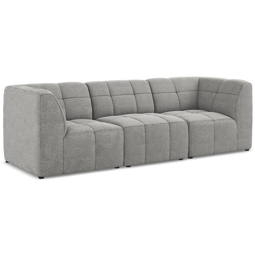 Makamii Siva sofa od bouclé tkanine 255 cm Aloha – Cene