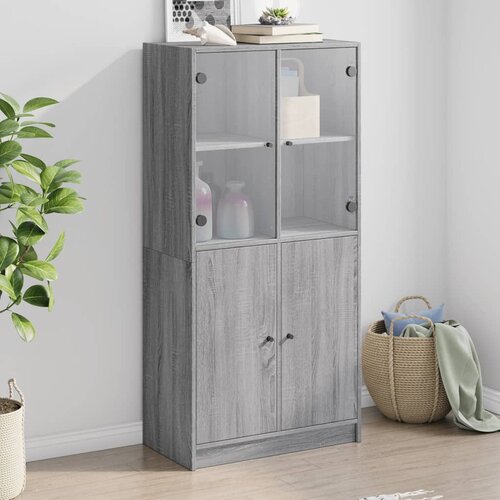  Visoka komoda s vratima 68x37x142 cm konstruirano drvo Cijene