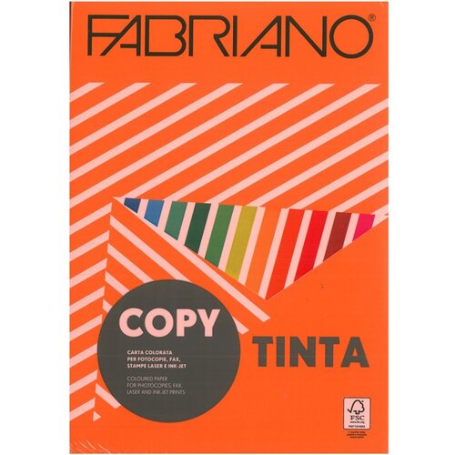 Papir barvni a4 fabriano intenzivne barve 80gr PAPIR - ORANŽNA - ARAGOSTA Slike