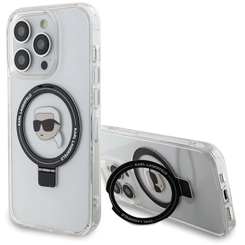 Karl Lagerfeld STOJALO ZA PRSTANE KARL HEAD OVITEK ZA MAGSAFE ZA IPHONE 15 PRO BELA, (21899030) Cene