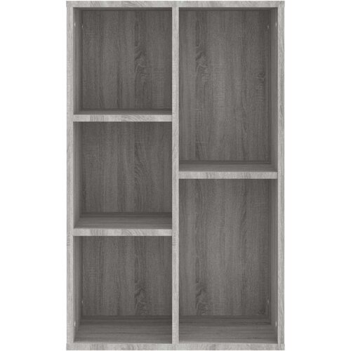  Knjižna omara/komoda siva sonoma 50x25x80 cm inženirski les, (20705239) Slike