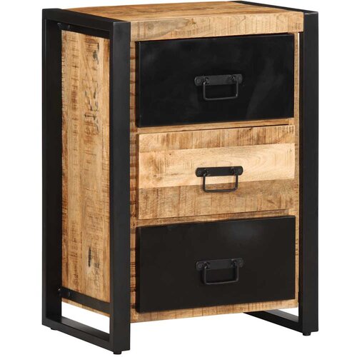 VidaXL Predalčnik 50x35x70 cm Masivni neobdelan les Mango, (21832182) Slike